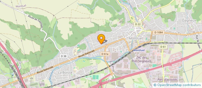 localisation de l'entreprise L'IHMAJ à LA BOISSE