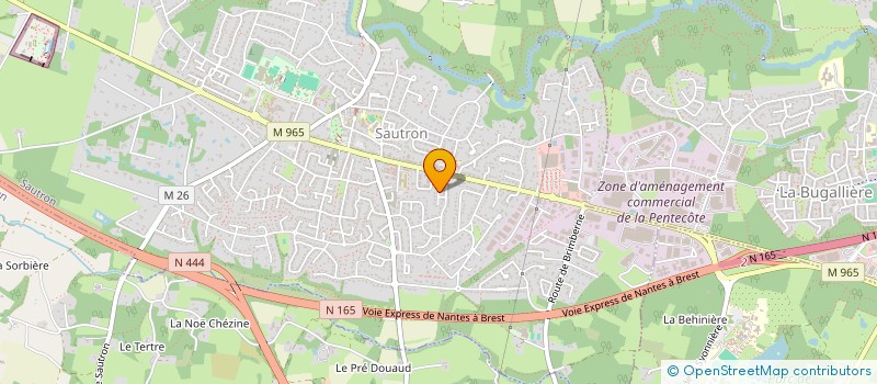 localisation de l'entreprise L II M à SAUTRON