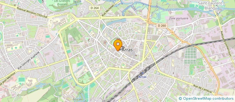 localisation de l'entreprise L' IL DU CHAS à ARRAS