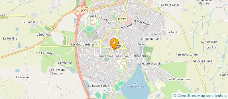 localisation de l'entreprise L'IL O CAPRICES  BAIN-DE-BRETAGNE