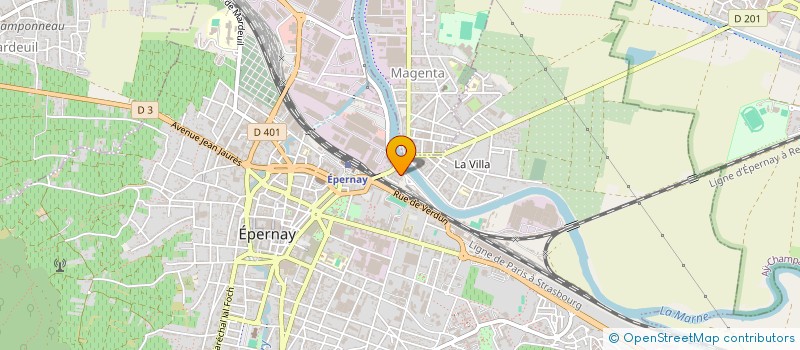 localisation de l'entreprise L'ILE AU BAIGNAGE  EPERNAY
