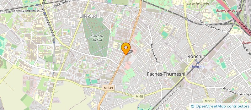 localisation de l'entreprise L'ILE AU DESTOCK à FACHES-THUMESNIL