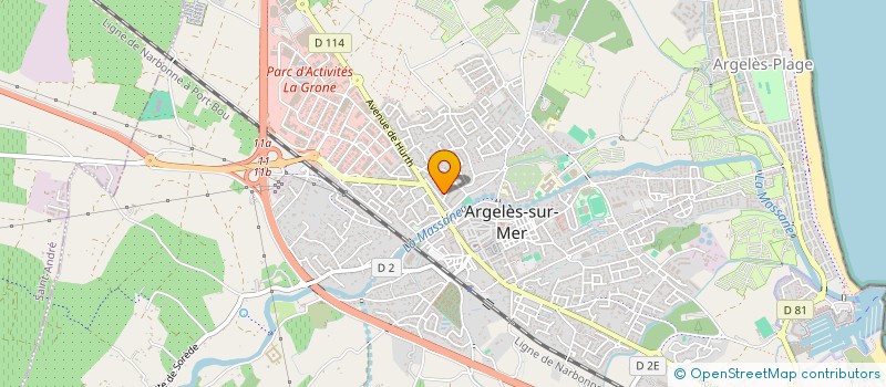 localisation de l'entreprise L'ILE AUX ANGES à ARGELES-SUR-MER