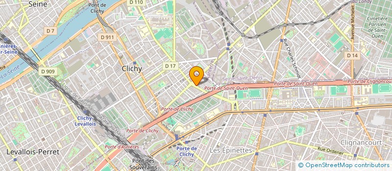 localisation de l'entreprise 'L'ILE AUX CADEAUX' à CLICHY