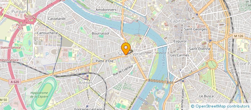 localisation de l'entreprise L'ILE AUX DESSERTS - CAKE DESIGNER  TOULOUSE