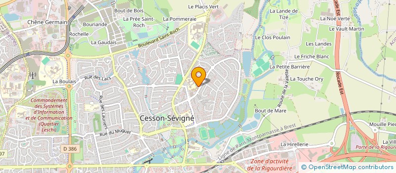 localisation de l'entreprise L'ILE AUX ENFANTS à CESSON-SEVIGNE