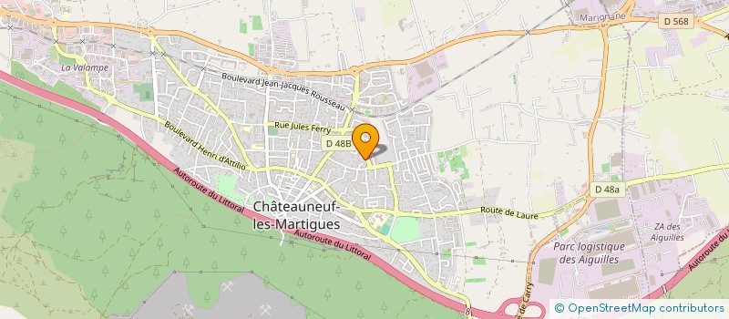 localisation de l'entreprise L'ILE AUX ENFANTS à CHATEAUNEUF-LES-MARTIGUES