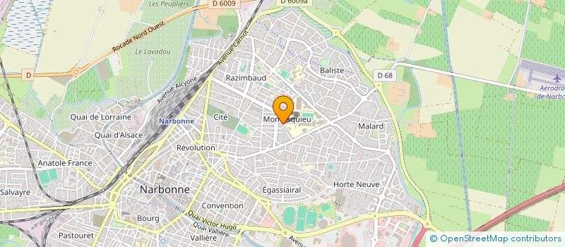 localisation de l'entreprise L'ILE AUX ENFANTS  NARBONNE