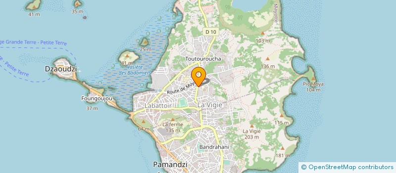 localisation de l'entreprise L'ILE AUX ENFANTS DE MAYOTTE à DZAOUDZI