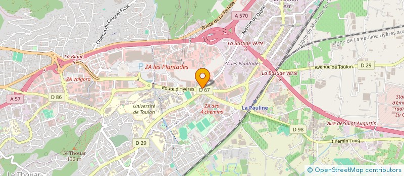 localisation de l'entreprise L'ILE AUX ETOILES  LA GARDE