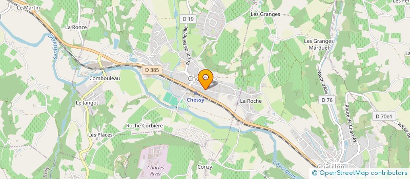 localisation de l'entreprise L'ILE AUX HIRONDELLES  CHESSY