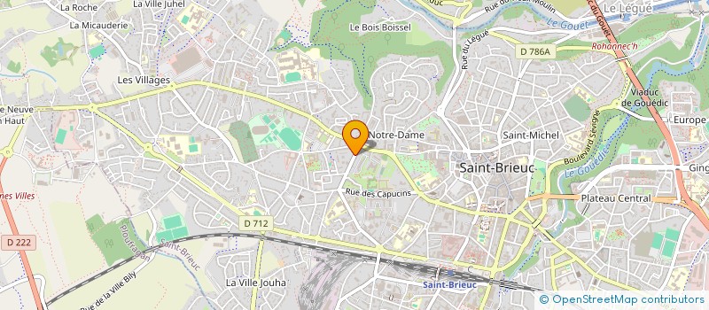 localisation de l'entreprise L'ILE AUX OISEAUX à SAINT-BRIEUC