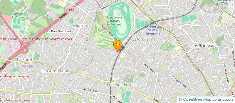 localisation de l'entreprise L'ILE AUX OISEAUX  BORDEAUX