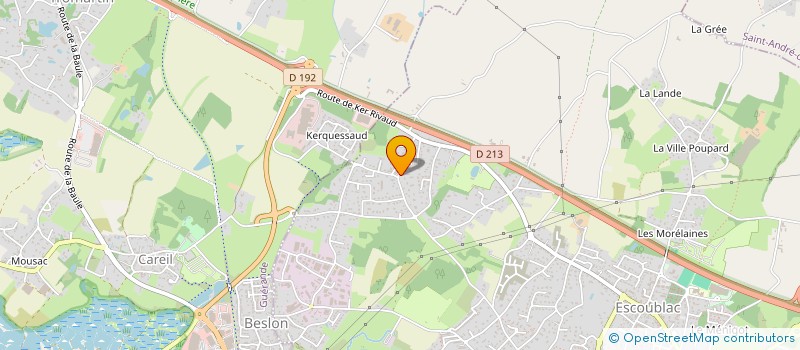 localisation de l'entreprise L'ILE AUX PIEDS  LA BAULE-ESCOUBLAC