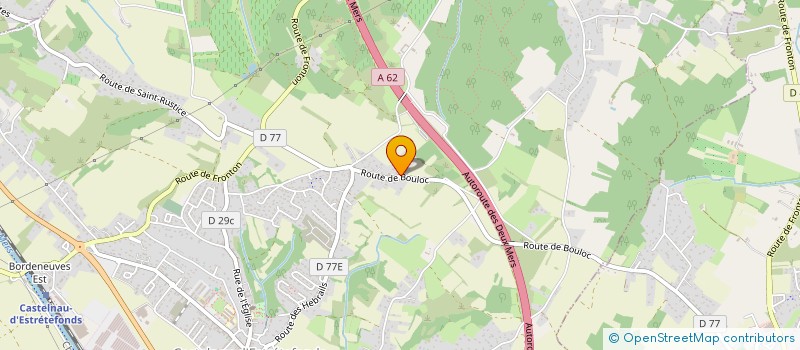 localisation de l'entreprise L'ILE AUX SOURIRES  CASTELNAU-D'ESTRETEFONDS