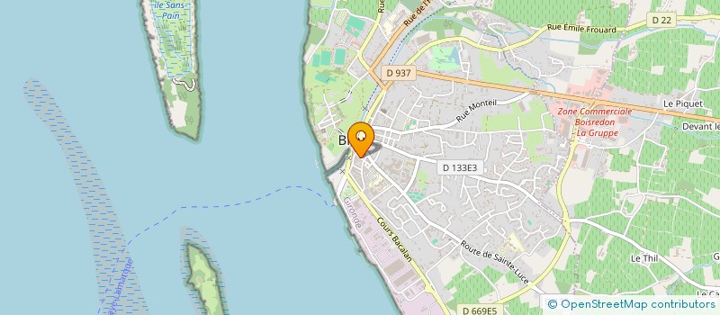 localisation de l'entreprise L ILE AUX TRESORS à BLAYE