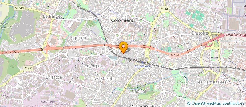 localisation de l'entreprise L'ILE BLEUE à COLOMIERS