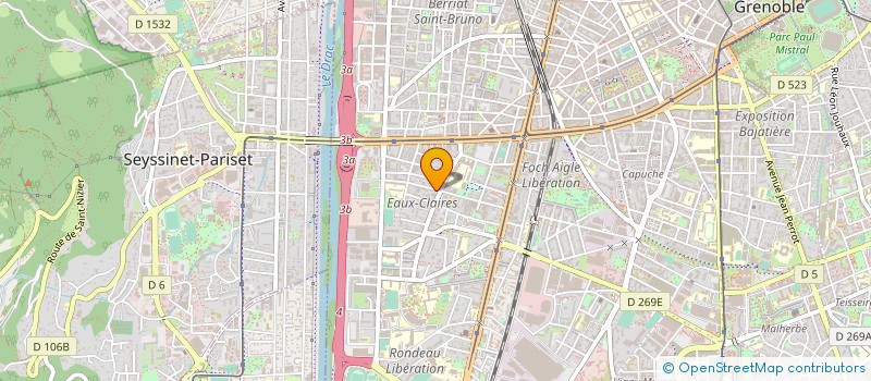 localisation de l'entreprise L'ILE DE BEAUTE à GRENOBLE