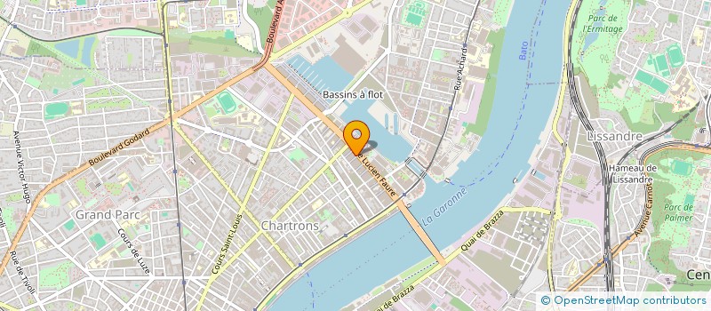 localisation de l'entreprise L'ILE DE KOS à BORDEAUX