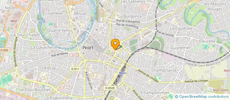 localisation de l'entreprise L'ILE DE LA BRECHE à NIORT