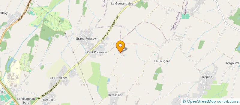 localisation de l'entreprise L'ILE DE TRENEVE à GUERANDE