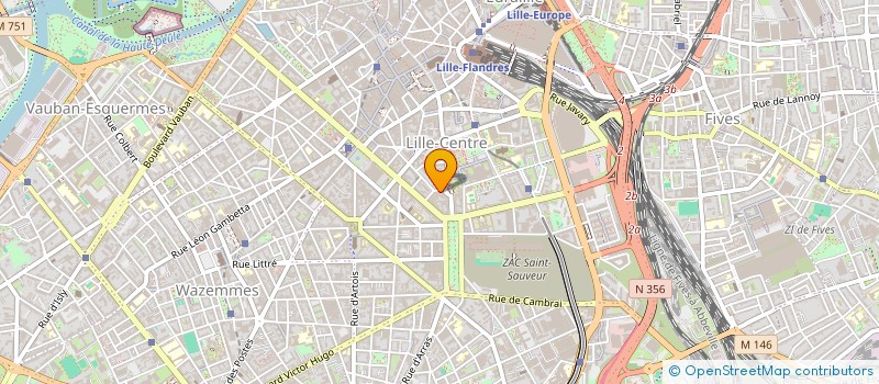 localisation de l'entreprise L ILE DE YOGA à LILLE
