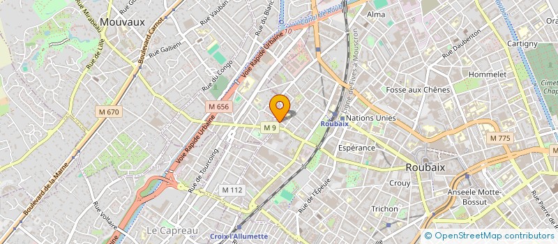 localisation de l'entreprise L'ILE DES BOISSONS  ROUBAIX