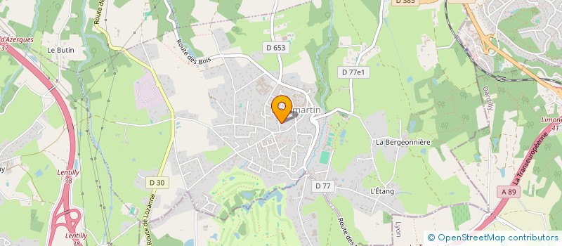 localisation de l'entreprise L ILE DES SABLES  DOMMARTIN