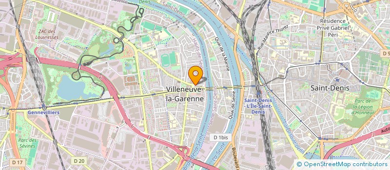 localisation de l'entreprise L'ILE DU BONHEUR à VILLENEUVE-LA-GARENNE