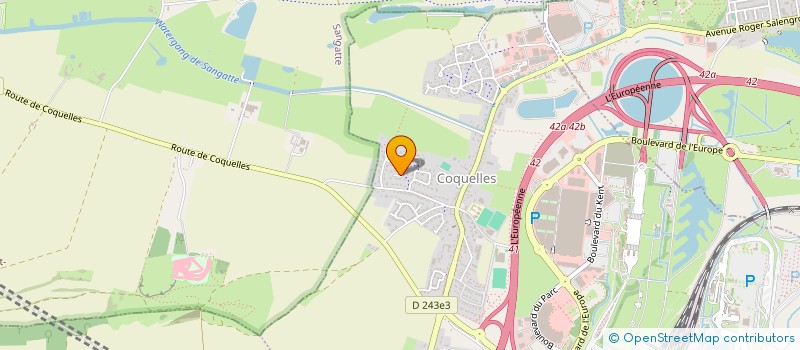 localisation de l'entreprise L'ILE DU HADDOCK  COQUELLES