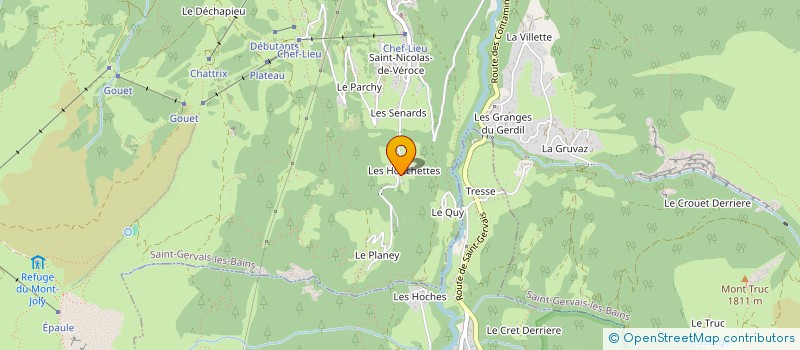 localisation de l'entreprise L'ILE DU LARS  SAINT-GERVAIS-LES-BAINS