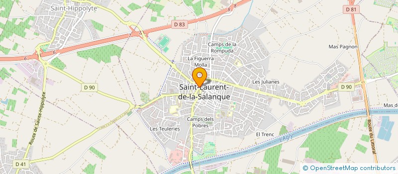 localisation de l'entreprise L'ILE DU PUITS  SAINT-LAURENT-DE-LA-SALANQUE