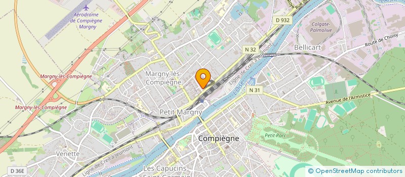 localisation de l'entreprise L'ILE EAUX POISSONS à MARGNY-LES-COMPIEGNE