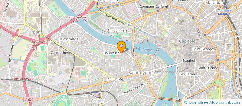 localisation de l'entreprise L'ILE ENCHANTEE  TOULOUSE