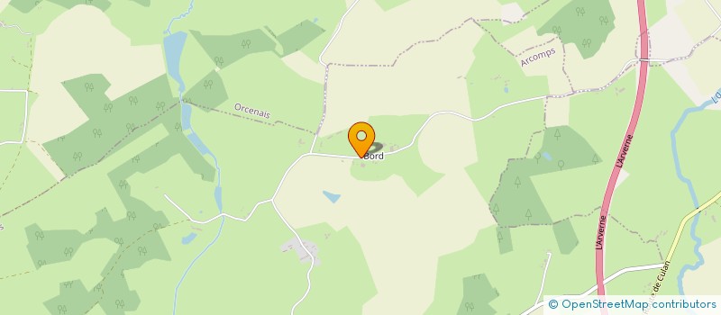 localisation de l'entreprise L'ILE FLOTTANTE - ASSOCIATION DE RECHERCHE CULTURELLE  ARCOMPS