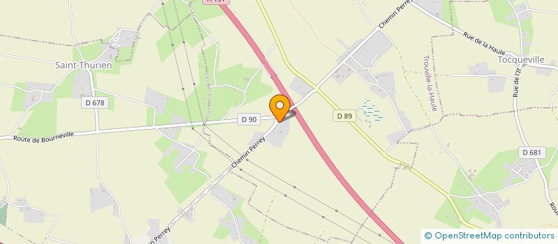 localisation de l'entreprise L'ILE LACROIX  TROUVILLE-LA-HAULE