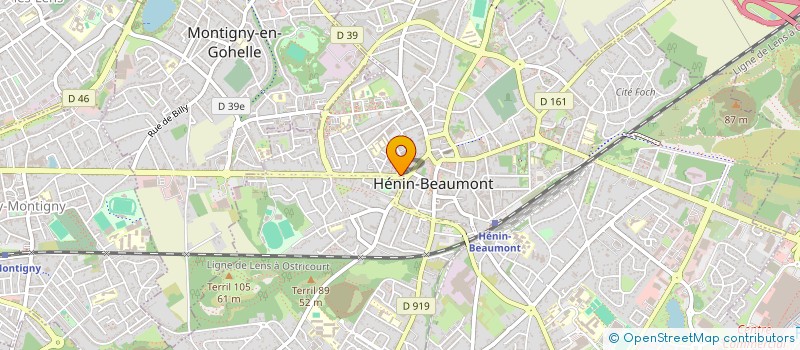 localisation de l'entreprise L'ILE MAUDITE  HENIN-BEAUMONT