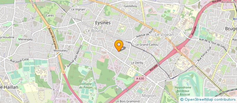 localisation de l'entreprise L'ILE O BEAUTE  EYSINES