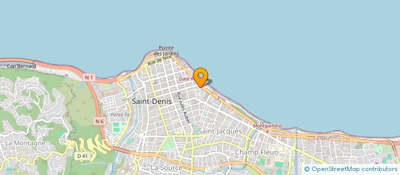 localisation de l'entreprise L'ILE O BIO à SAINT-DENIS