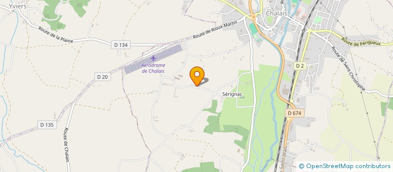 localisation de l'entreprise L ILE O LOUPIOTS à CHALAIS