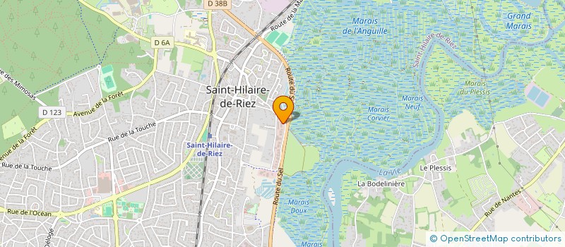 localisation de l'entreprise L'ILE RIOU à SAINT-HILAIRE-DE-RIEZ