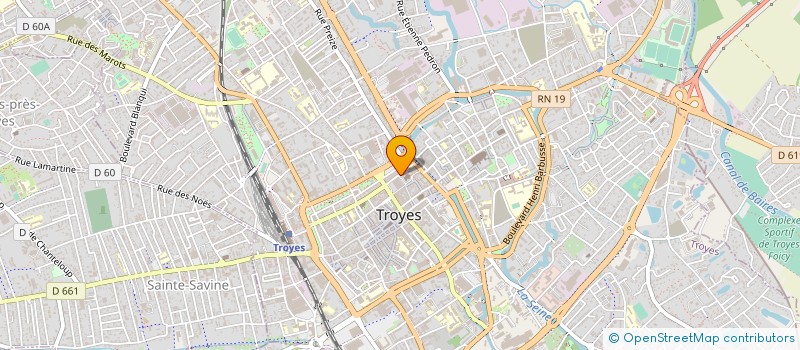 localisation de l'entreprise L'ILE ROUGE à TROYES