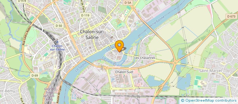 localisation de l'entreprise L'ILE SAONA BEAUTE & SPA  CHALON-SUR-SAONE