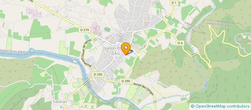 localisation de l'entreprise L ILE SOUS MEZELET à VALLON-PONT-D'ARC