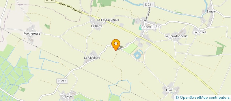 localisation de l'entreprise L'ILE VERTE  GENOUILLE