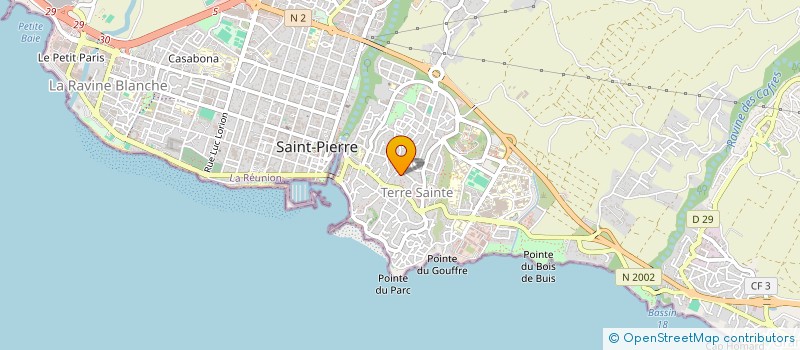 localisation de l'entreprise L'ILET AUX PALMISTES à SAINT-PIERRE