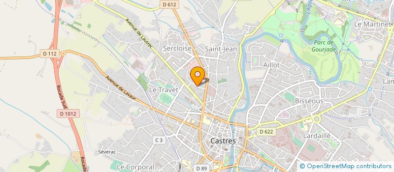 localisation de l'entreprise L'ILETTE à CASTRES