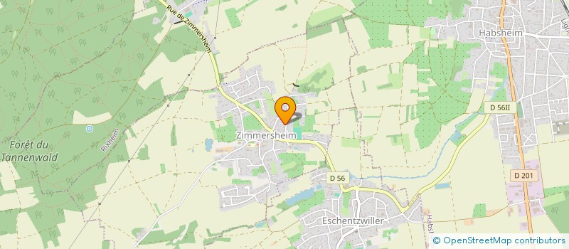 localisation de l'entreprise L'ILL AUX ROSEAUX  ZIMMERSHEIM