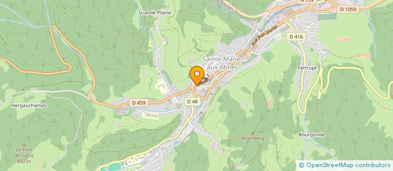 localisation de l'entreprise L'ILLOT TRESORS  SAINTE-MARIE-AUX-MINES