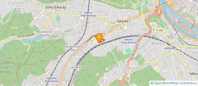 localisation de l'entreprise L'ILLUSION COMIQUE à SEVRES